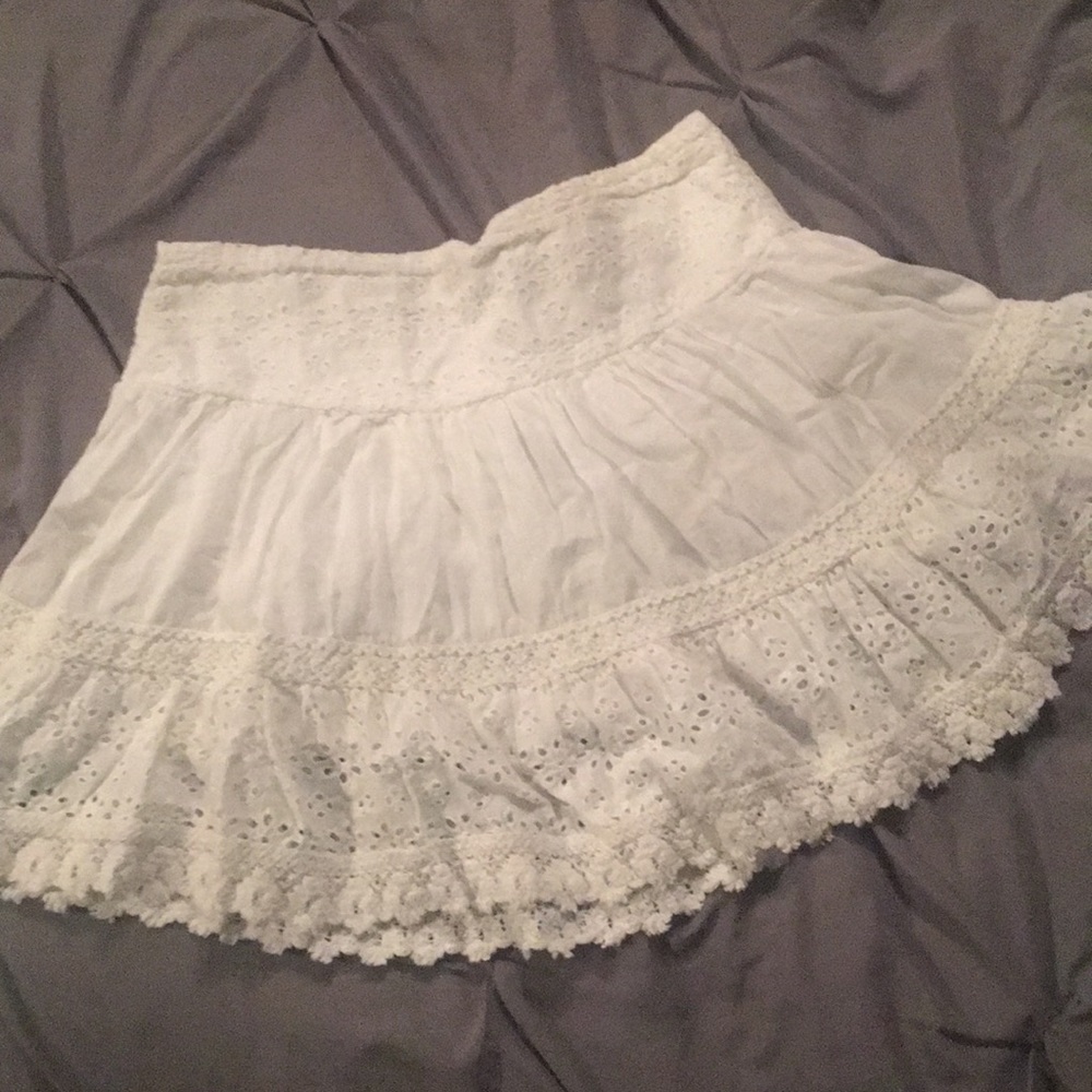 White Lacey Skirt